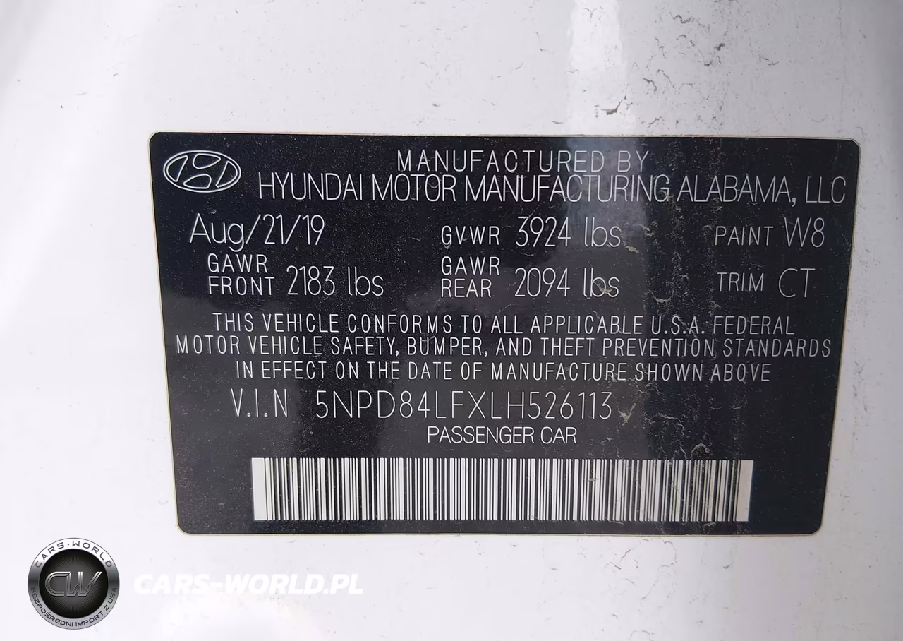 2020 Hyundai Elantra Limited VIN:5NPD84LFXLH526113 - 9