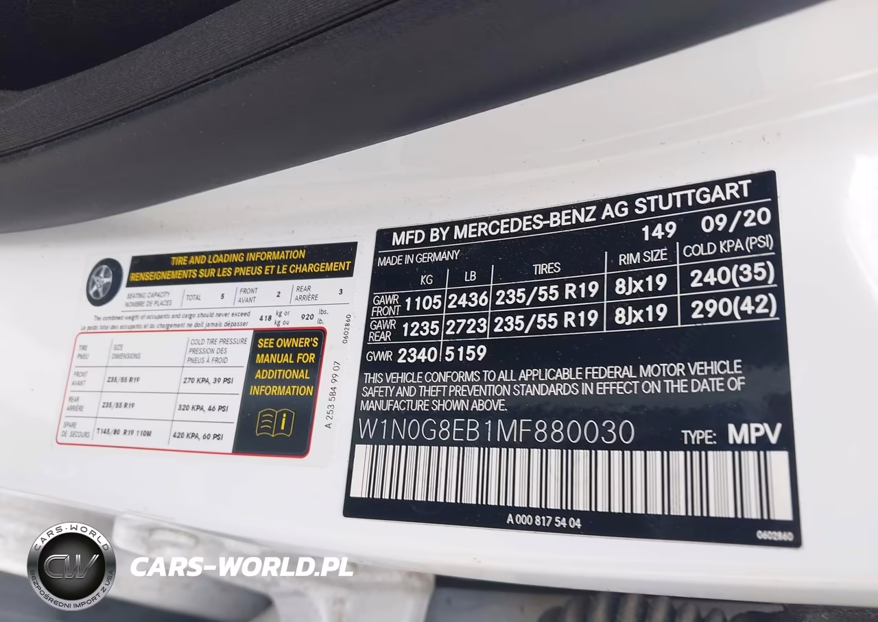 2021 Mercedes-Benz Glc 300 4Matic Suv VIN:W1N0G8EB1MF880030 - 9