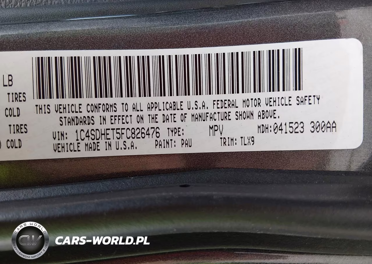 2015 Dodge Durango Citadel VIN:1C4SDHET5FC826476 - 9
