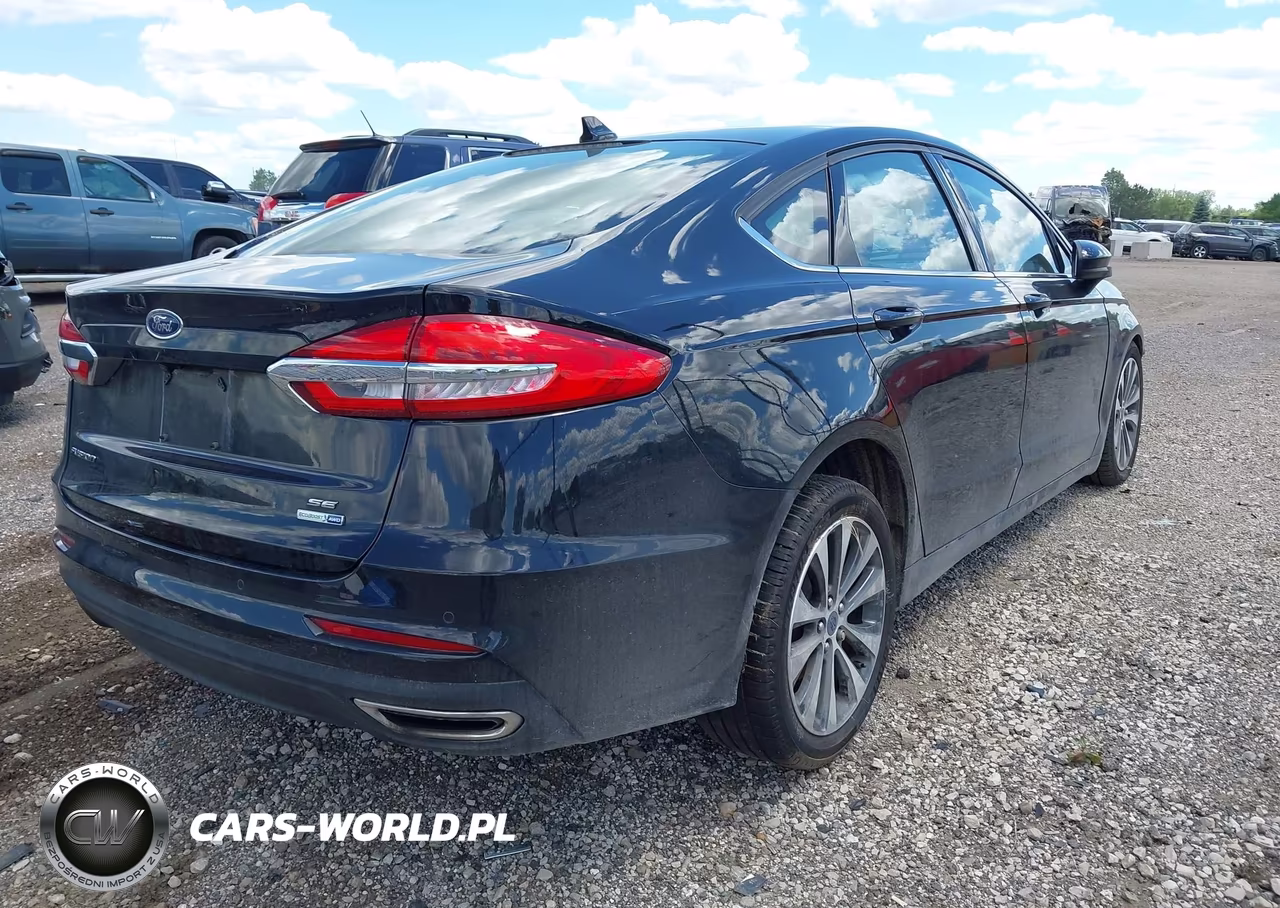 2020 Ford Fusion Se VIN:3FA6P0T96LR179574 - 4