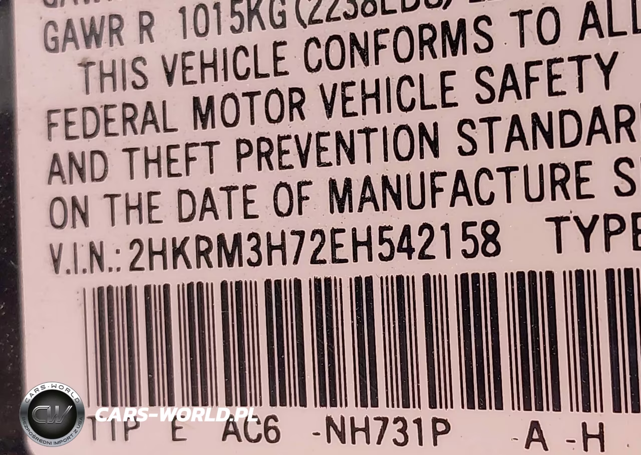 2014 Honda Cr-V Ex-L VIN:2HKRM3H72EH542158 - 9