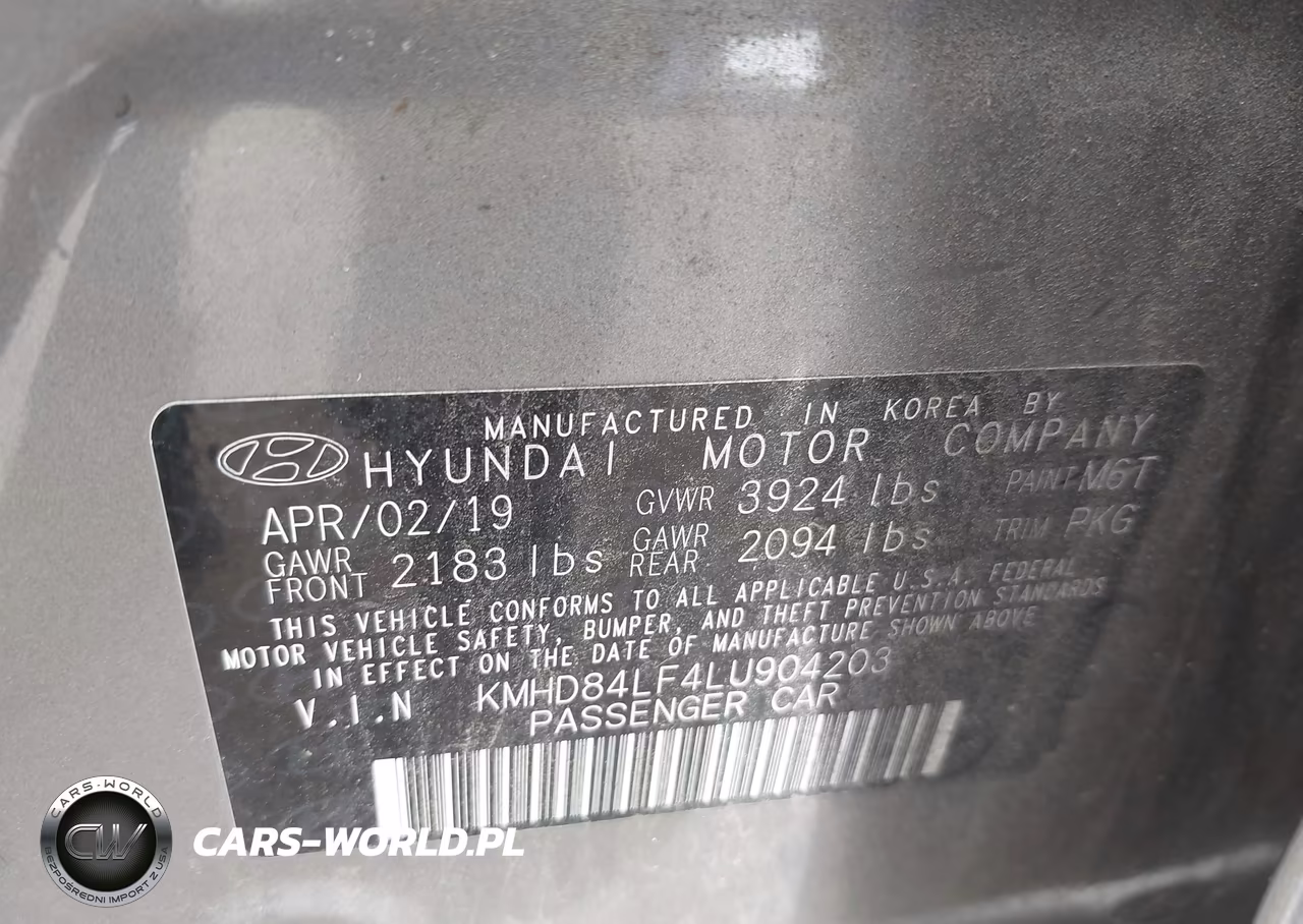 2020 Hyundai Elantra Sel VIN:KMHD84LF4LU904203 - 9