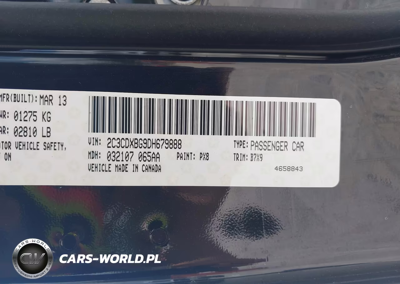 2013 Dodge Charger Se VIN:2C3CDXBG9DH679888 - 9