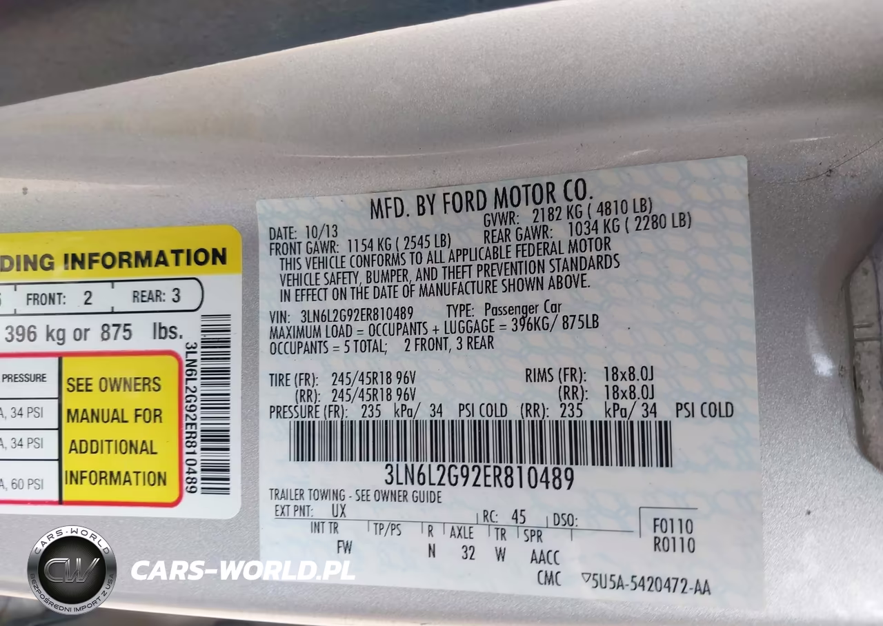 2014 Lincoln Mkz VIN:3LN6L2G92ER810489 - 9