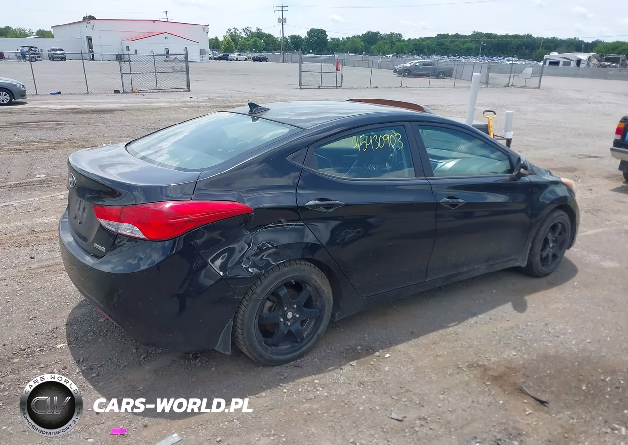 2012 Hyundai Elantra Limited (Ulsan Plant) VIN:KMHDH4AE5CU459075 - 4