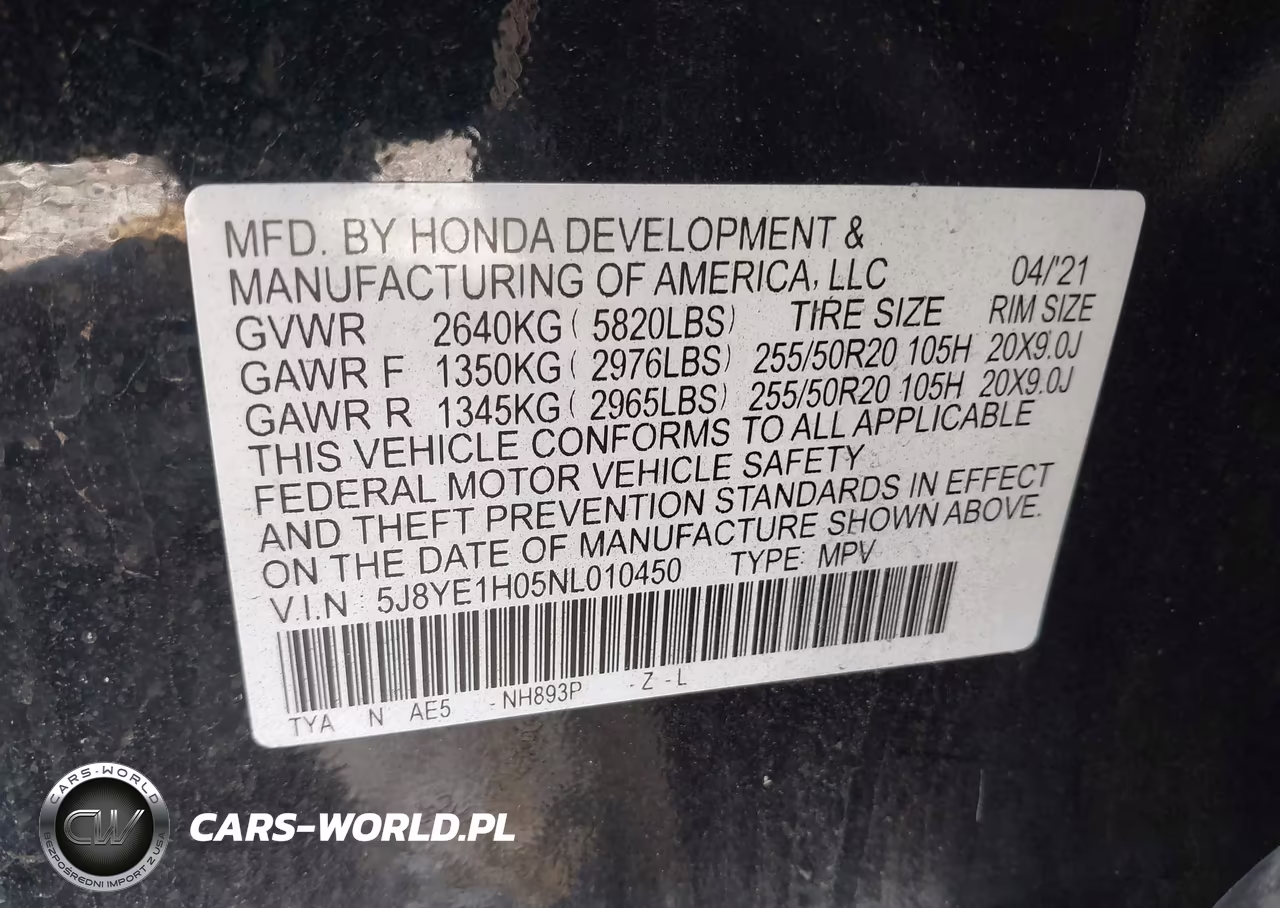 2022 Acura Mdx A-Spec Package VIN:5J8YE1H05NL010450 - 9