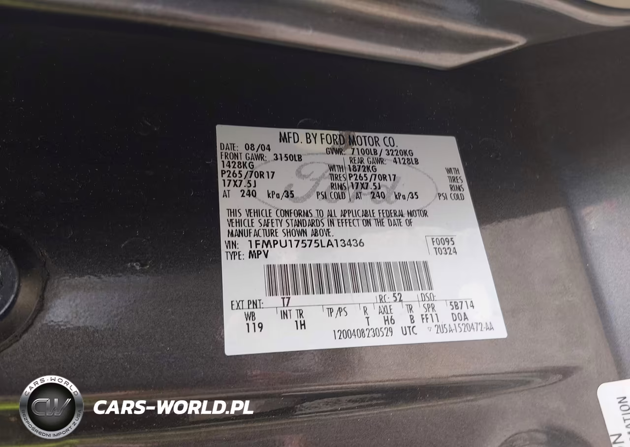 2005 Ford Expedition Eddie Bauer-King Ranch VIN:1FMPU17575LA13436 - 9