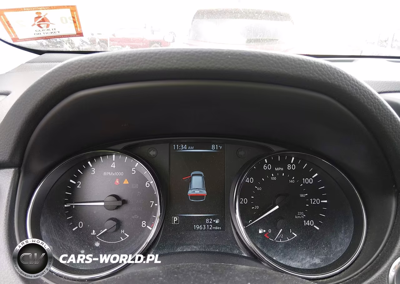 2017 Nissan Rogue Sv VIN:JN8AT2MV2HW020793 - 7