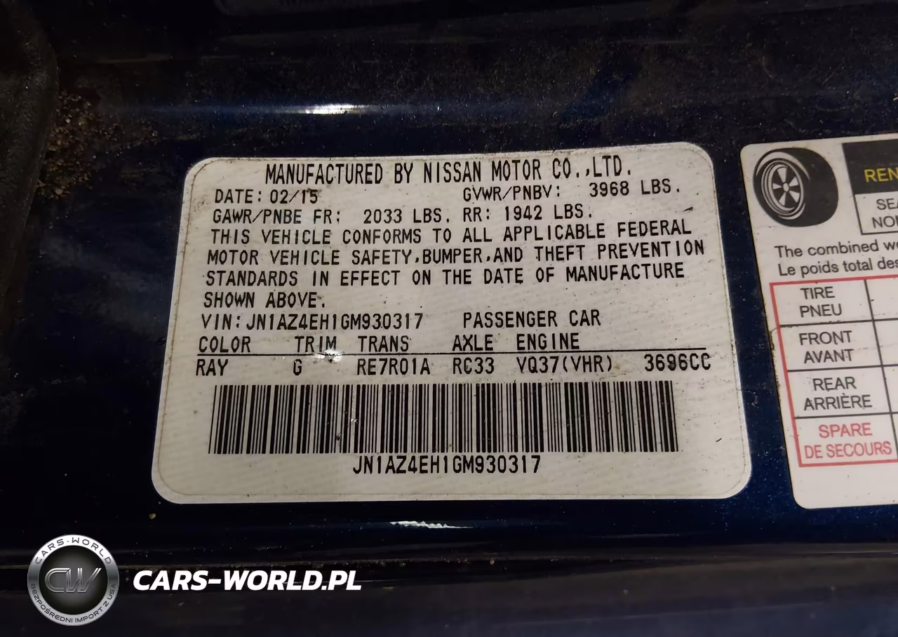 2016 Nissan 370Z Sport Tech VIN:JN1AZ4EH1GM930317 - 9