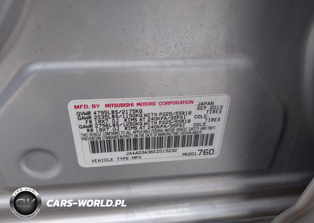 2014 Mitsubishi Outlander Se VIN:JA4AD3A36EZ015232 - 9