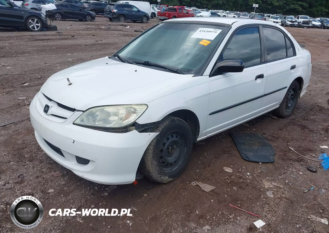 2004 Honda Civic Vp VIN:1HGES16374L007265 - 2
