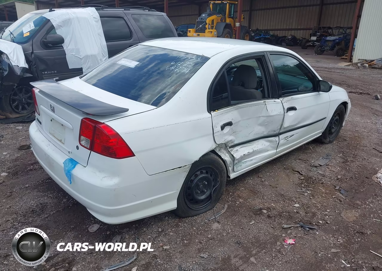 2004 Honda Civic Vp VIN:1HGES16374L007265 - 4