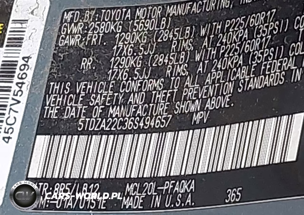 2006 Toyota Sienna Xle VIN:5TDZA22C36S494657 - 9