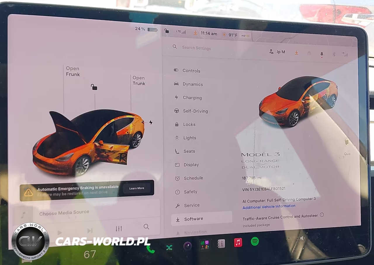 2020 Tesla Model 3 Long Range Dual Motor All-Wheel Drive VIN:5YJ3E1EB4LF801521 - 7