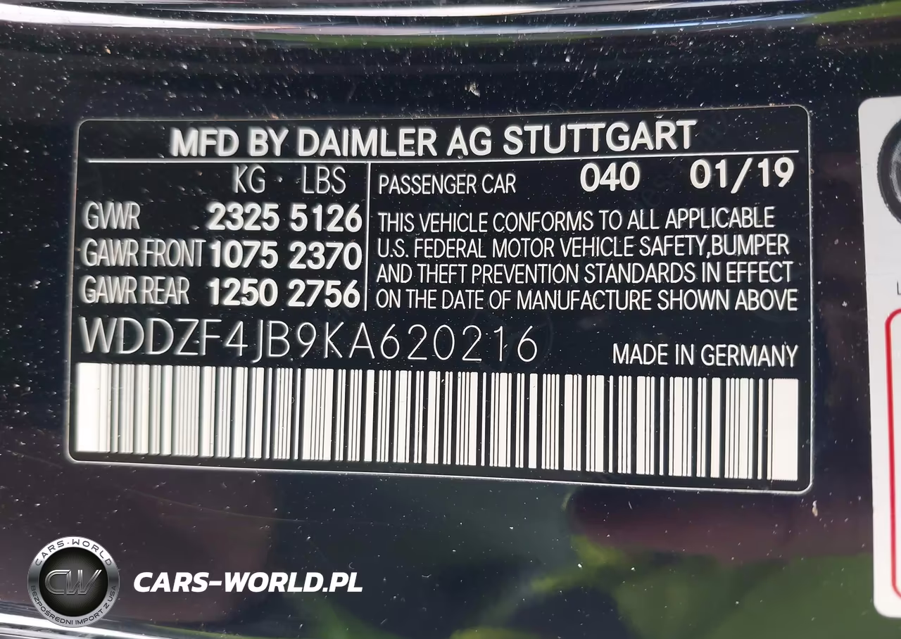 2019 Mercedes-Benz E 300 VIN:WDDZF4JB9KA620216 - 9