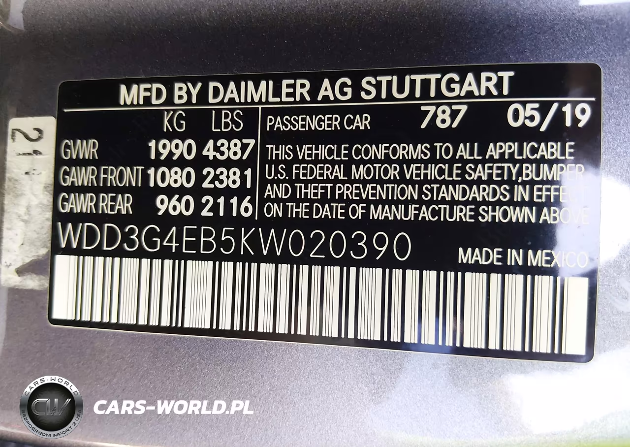 2019 Mercedes-Benz A 220 VIN:WDD3G4EB5KW020390 - 9