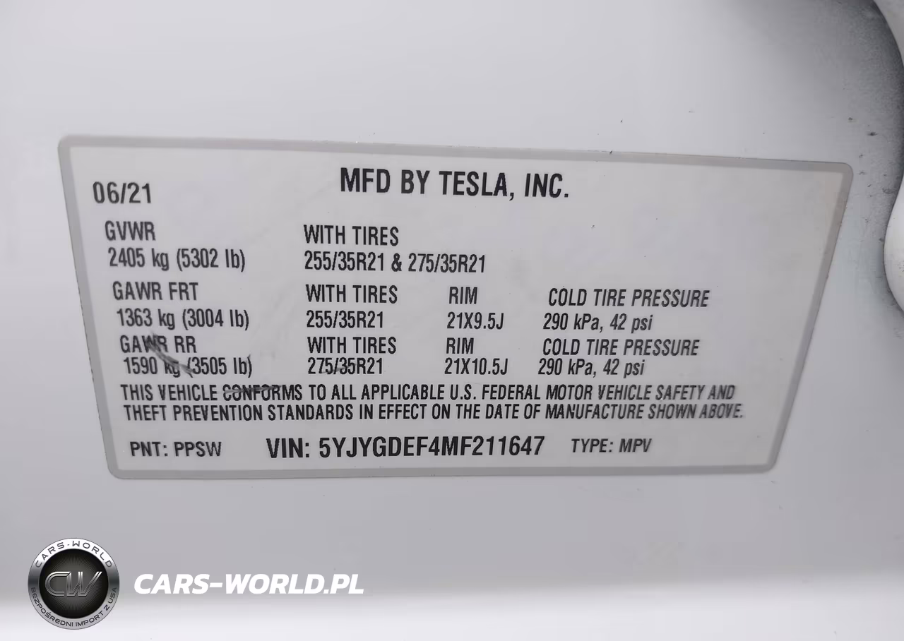 2021 Tesla Model Y VIN:5YJYGDEF4MF211647 - 9