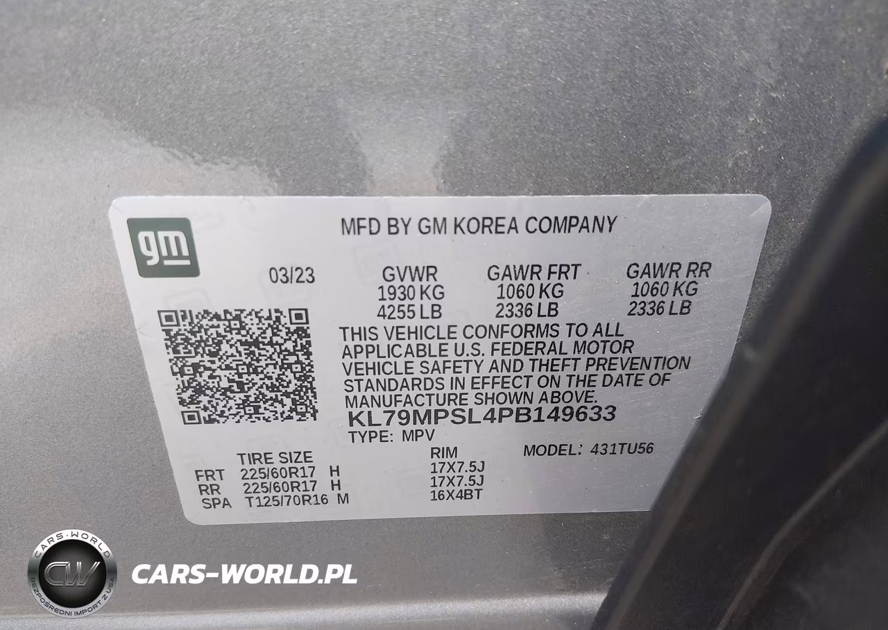 2023 Chevrolet Trailblazer Fwd Lt VIN:KL79MPSL4PB149633 - 9