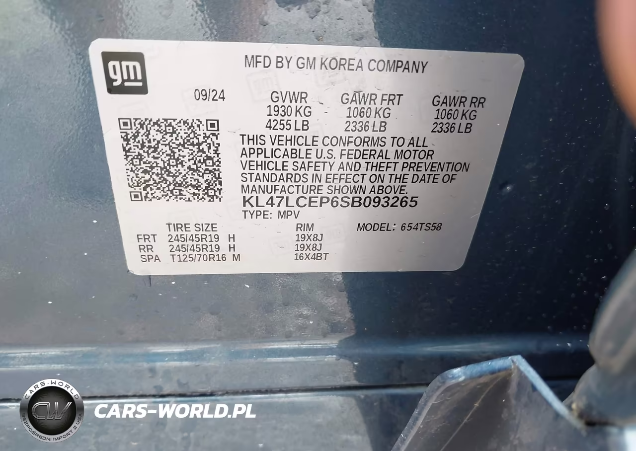 2025 Buick Envista Avenir Fwd VIN:KL47LCEP6SB093265 - 9