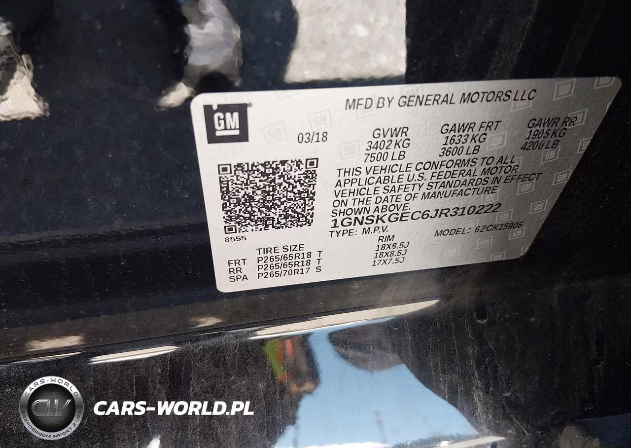 2018 Chevrolet Suburban Ls VIN:1GNSKGEC6JR310222 - 9