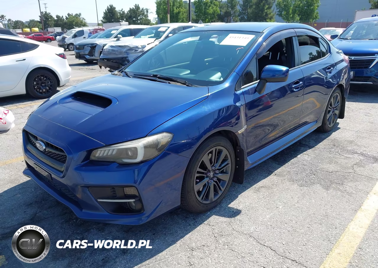 2015 Subaru Wrx VIN:JF1VA1A68F9809848 - 2