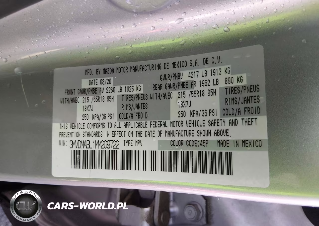 2021 Mazda Cx-30 Select VIN:3MVDMABL1MM209722 - 9