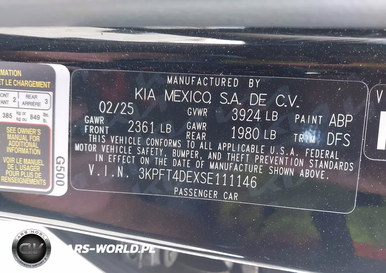 2025 Kia K4 Lxs VIN:3KPFT4DEXSE111146 - 9