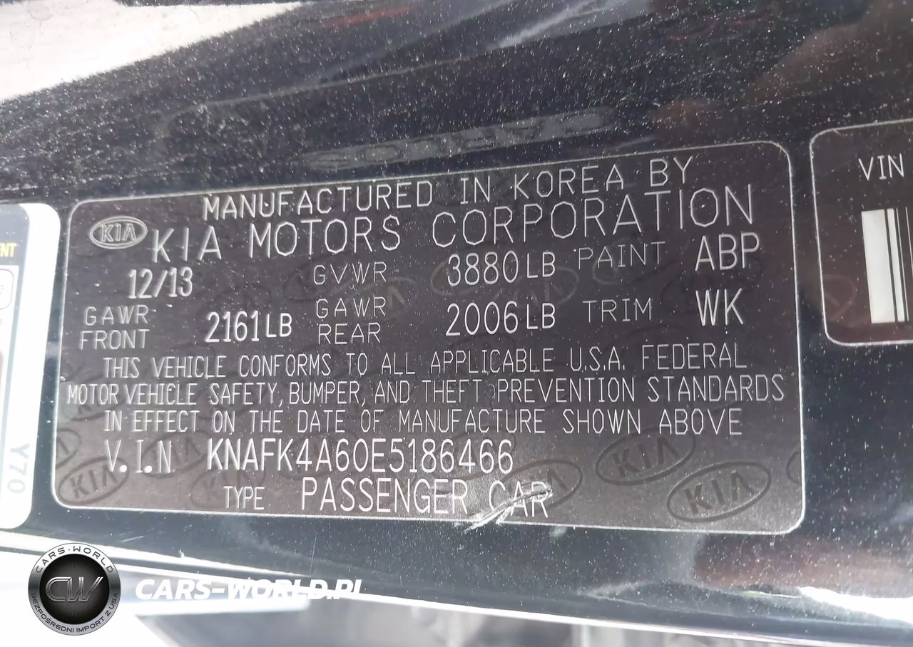 2014 Kia Forte Lx VIN:KNAFK4A60E5186466 - 9