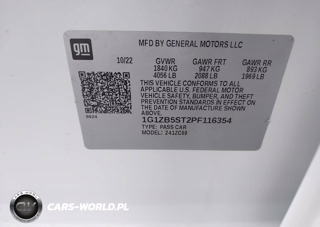 2023 Chevrolet Malibu Fwd Ls VIN:1G1ZB5ST2PF116354 - 9