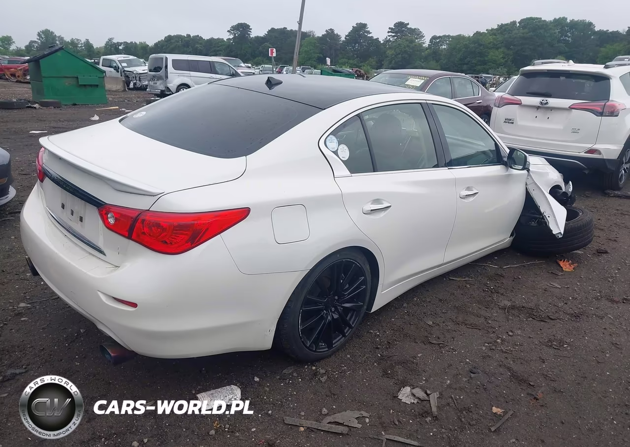 2016 Infiniti Q50 3.0T Red Sport 400 VIN:JN1FV7AR8GM451412 - 4