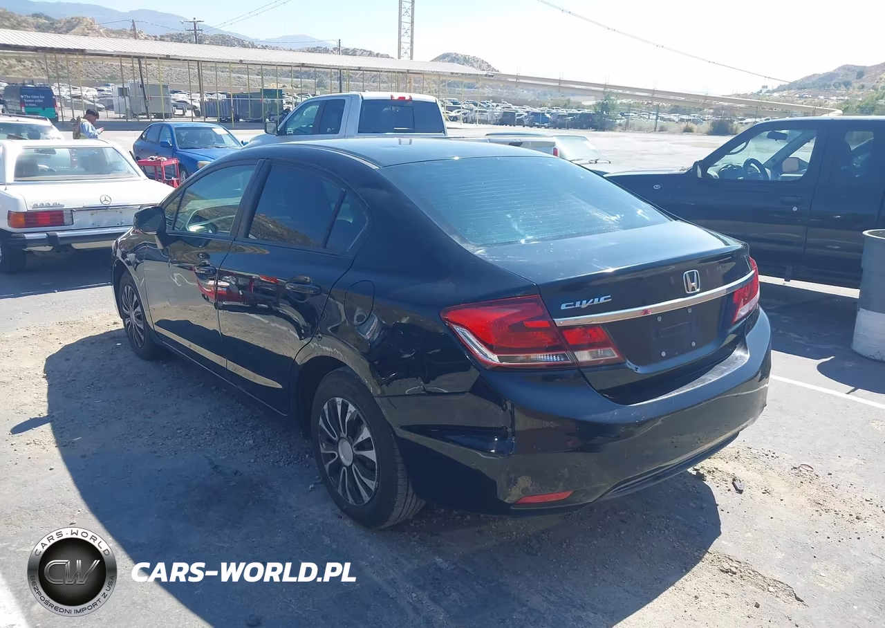 2013 Honda Civic Lx VIN:19XFB2F58DE274580 - 3