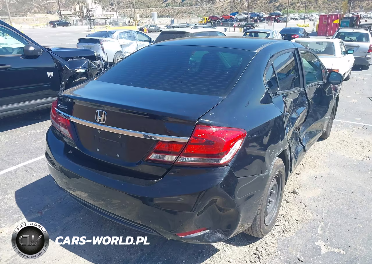 2013 Honda Civic Lx VIN:19XFB2F58DE274580 - 4