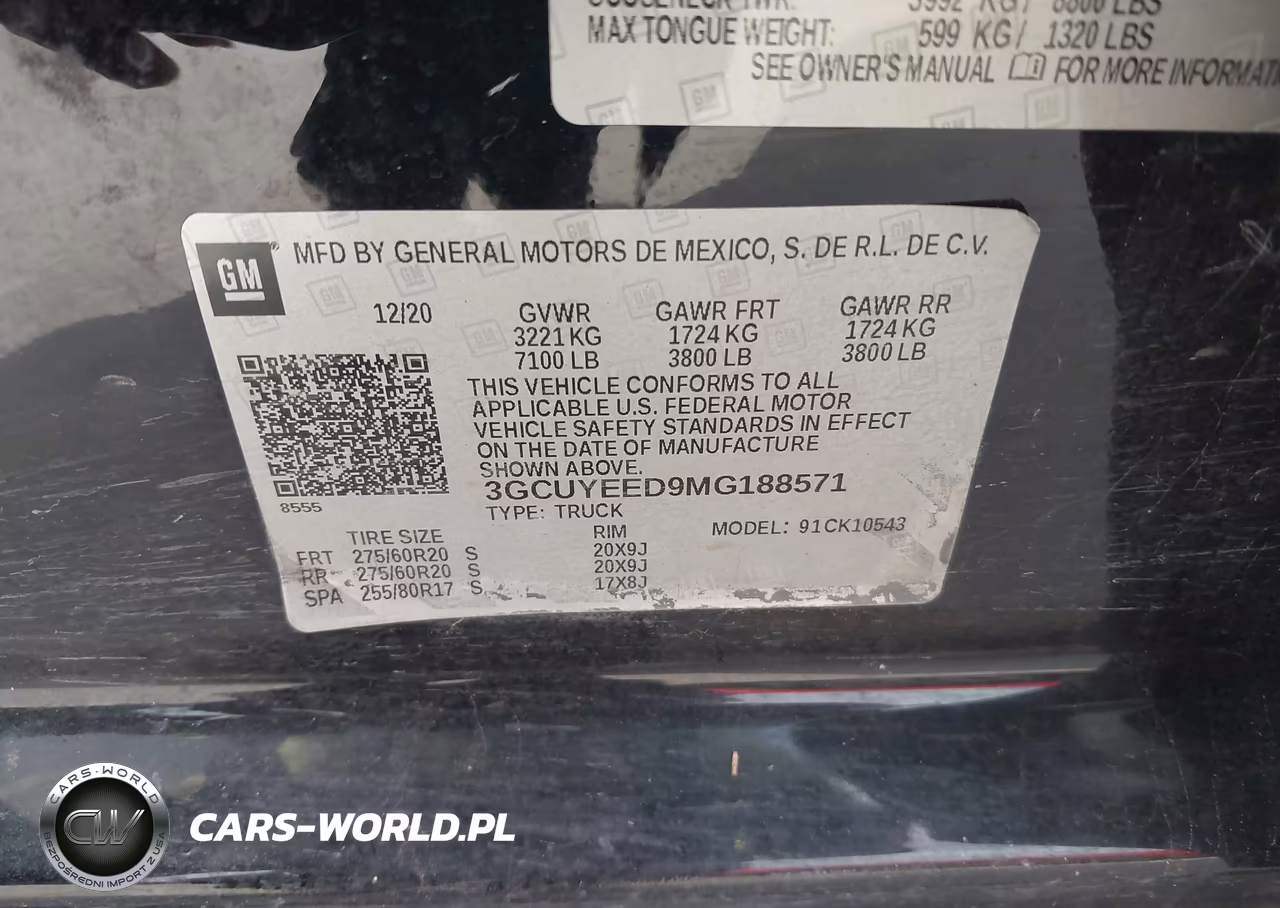 2021 Chevrolet Silverado 1500 4Wd Short Bed Rst VIN:3GCUYEED9MG188571 - 9