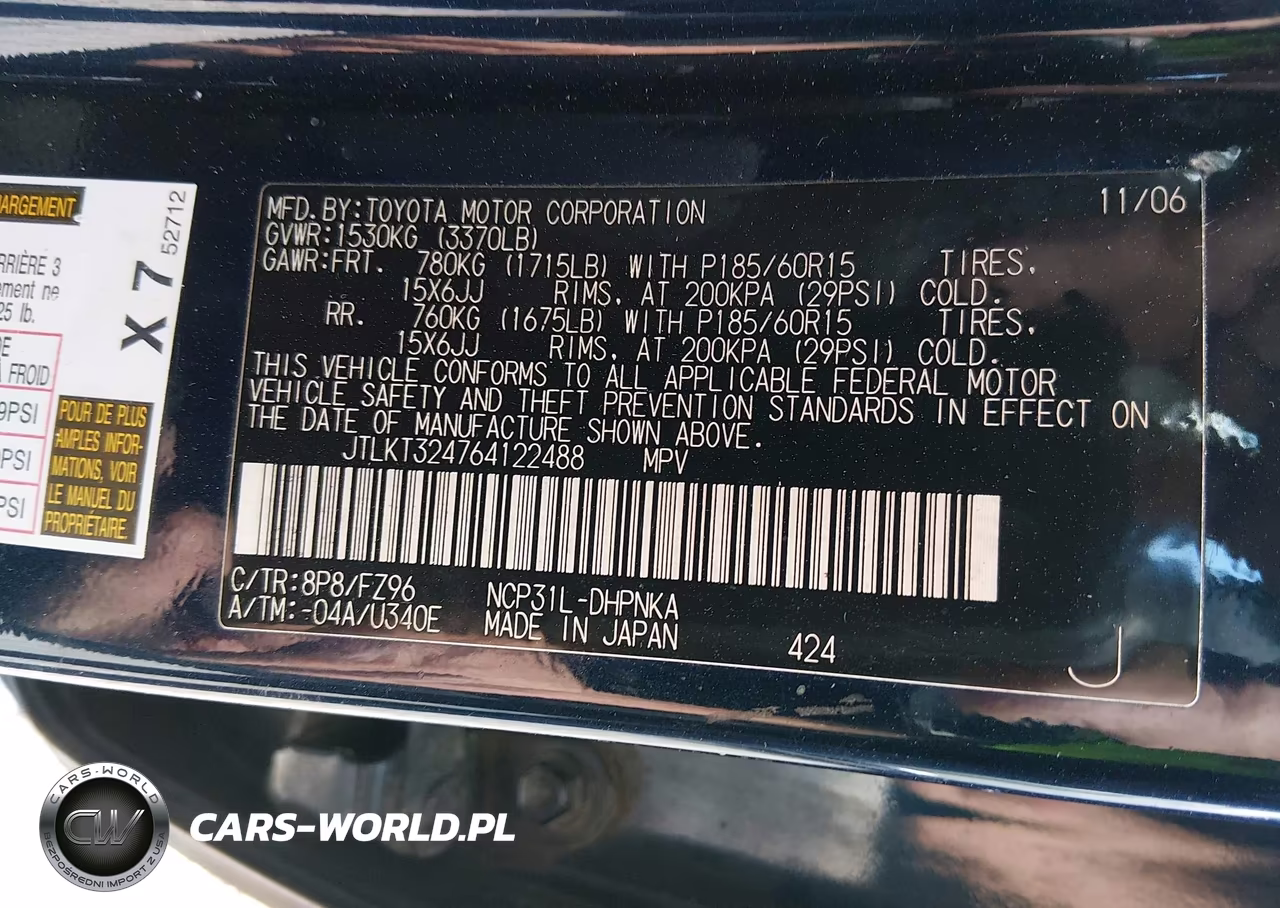2006 Scion Xb VIN:JTLKT324764122488 - 9