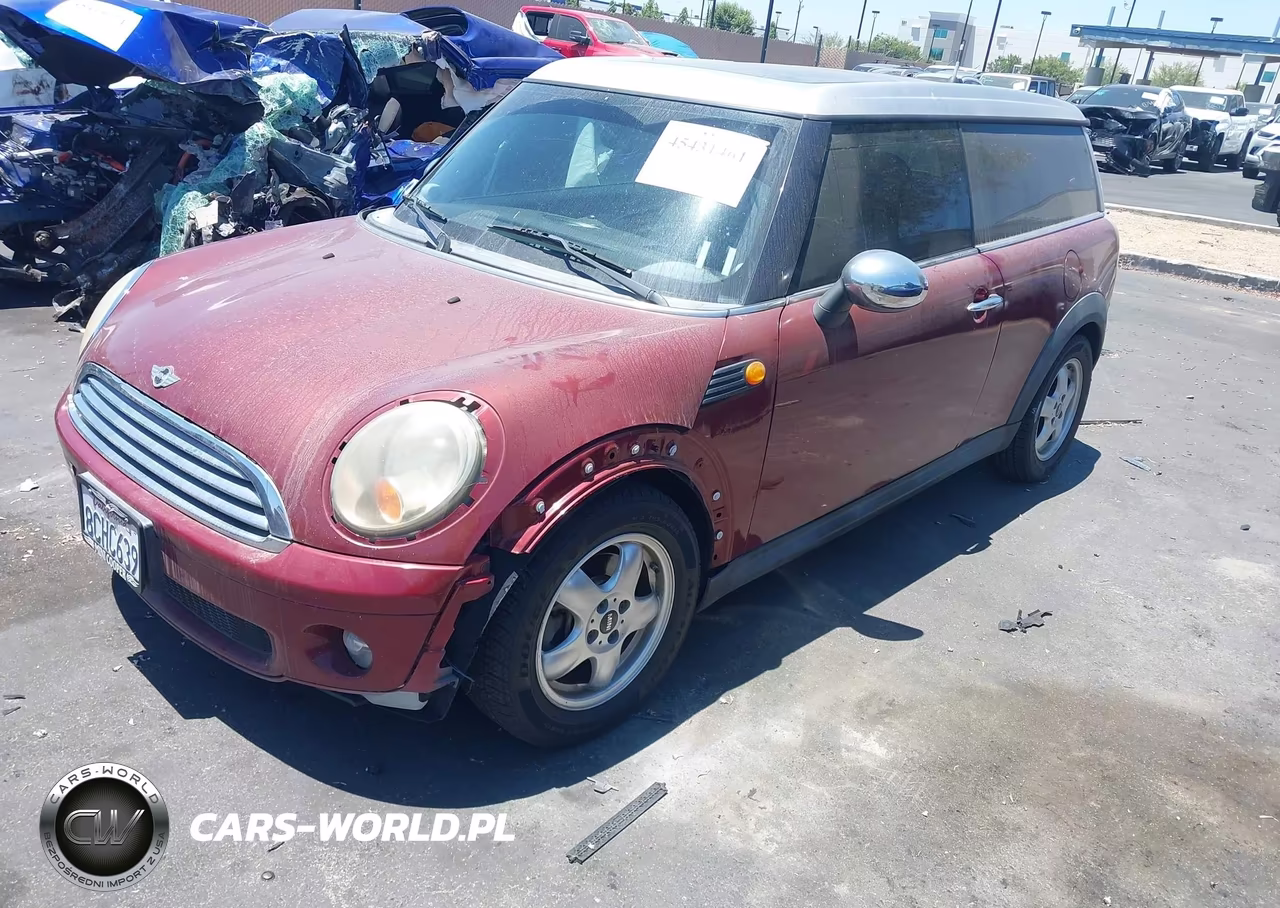 2008 Mini Cooper Clubman VIN:WMWML33518TN67231 - 2