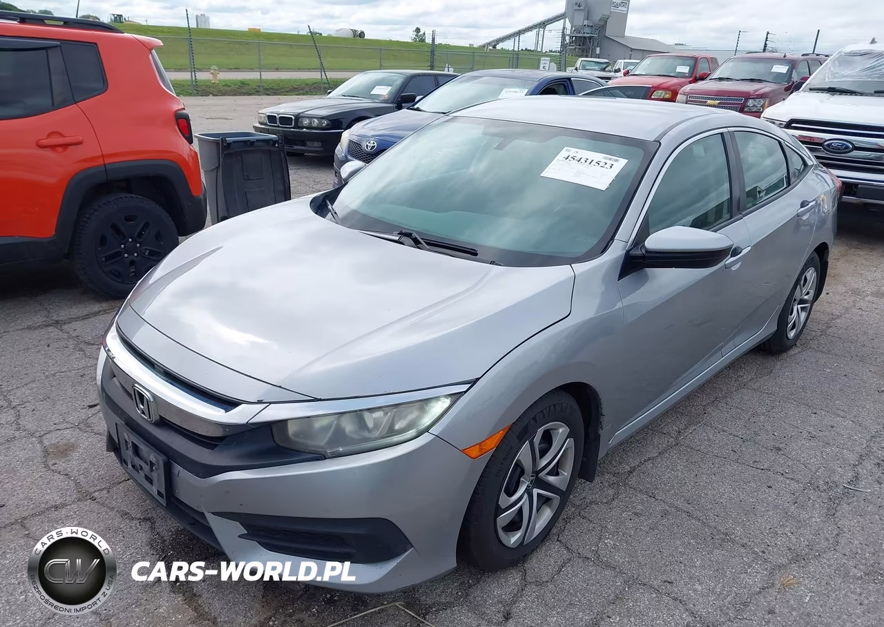 2017 Honda Civic Lx VIN:19XFC2F50HE039741 - 2