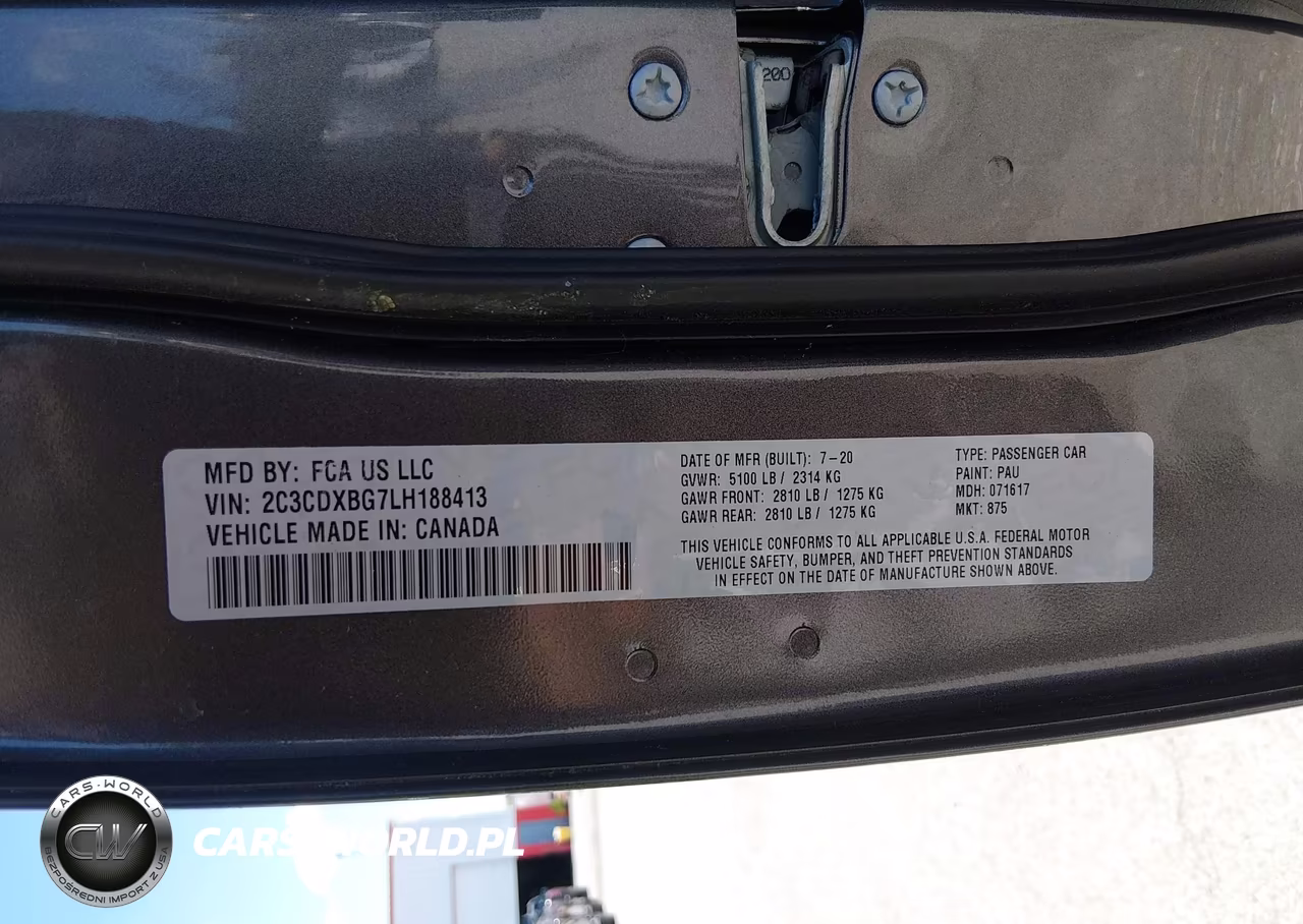 2020 Dodge Charger Sxt Rwd VIN:2C3CDXBG7LH188413 - 9