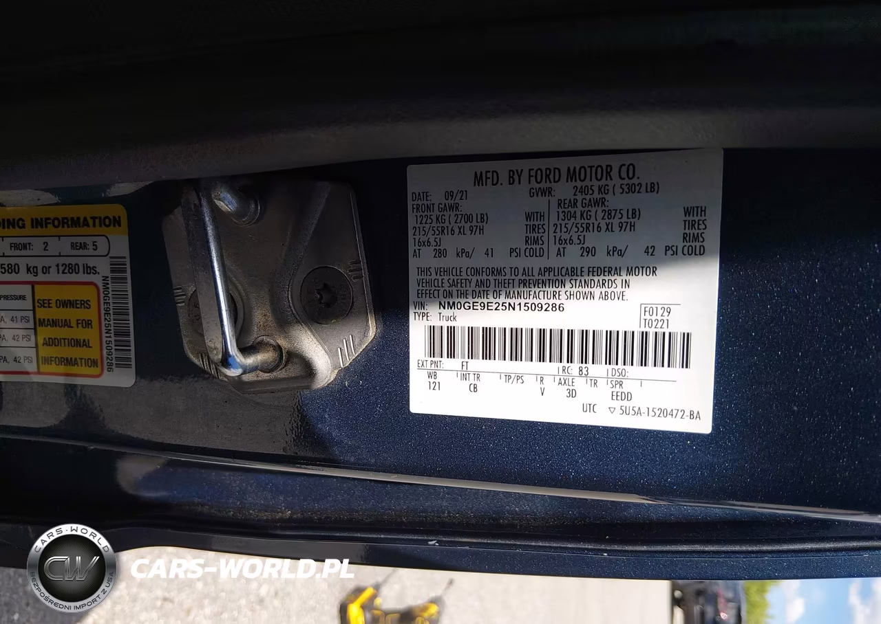 2022 Ford Transit Connect Xl Passenger VIN:NM0GE9E25N1509286 - 9