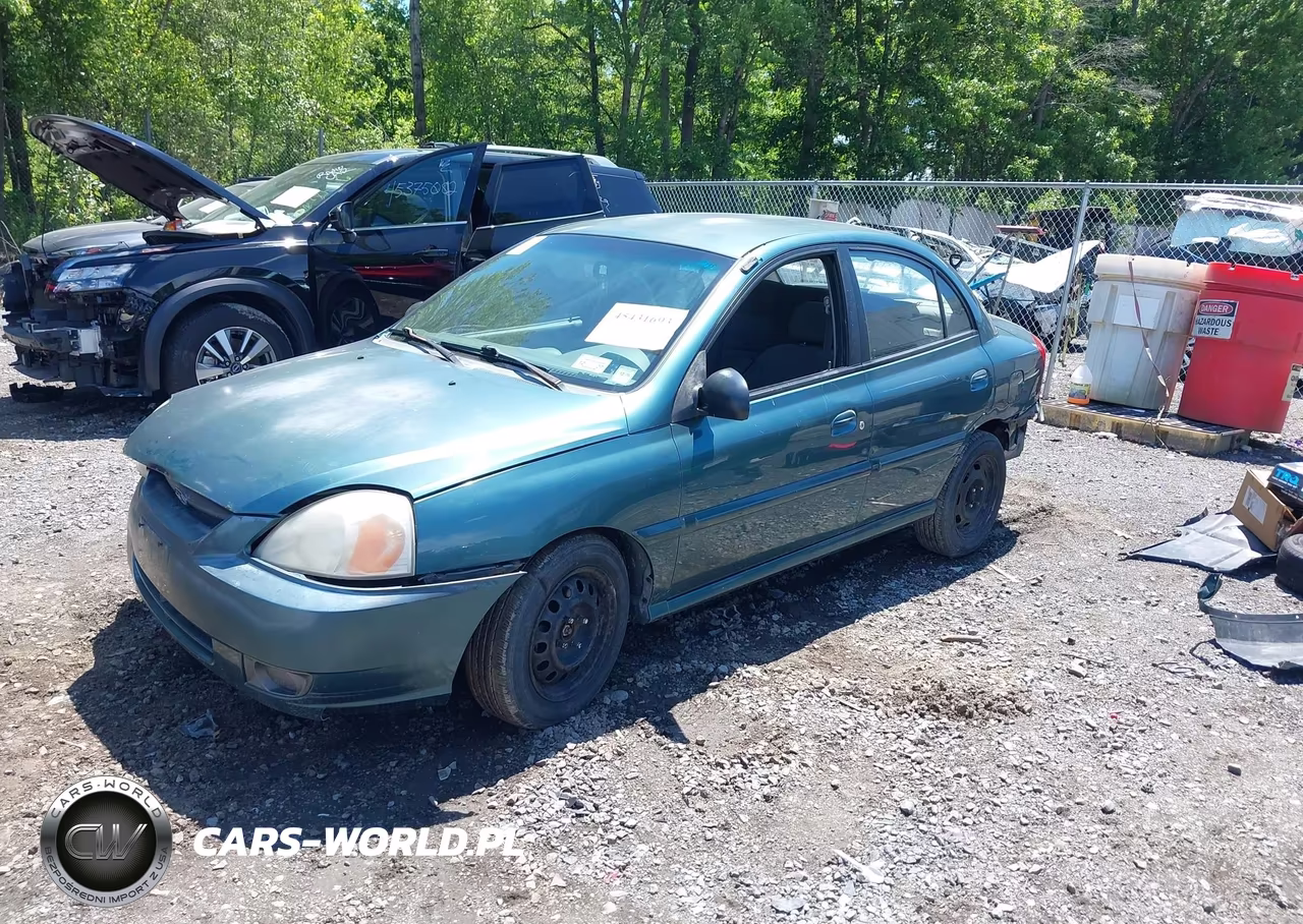 2003 Kia Rio VIN:KNADC125636274843 - 2
