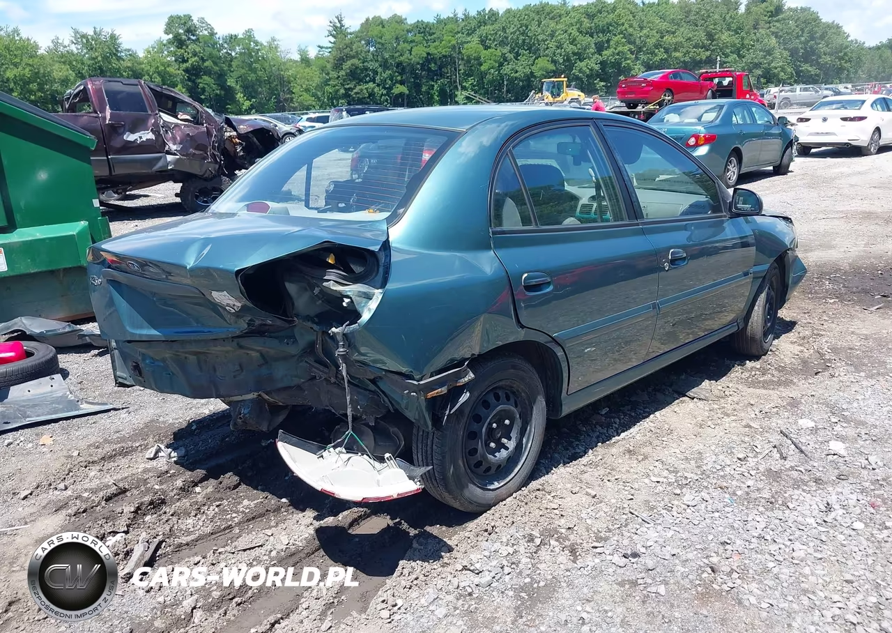 2003 Kia Rio VIN:KNADC125636274843 - 4