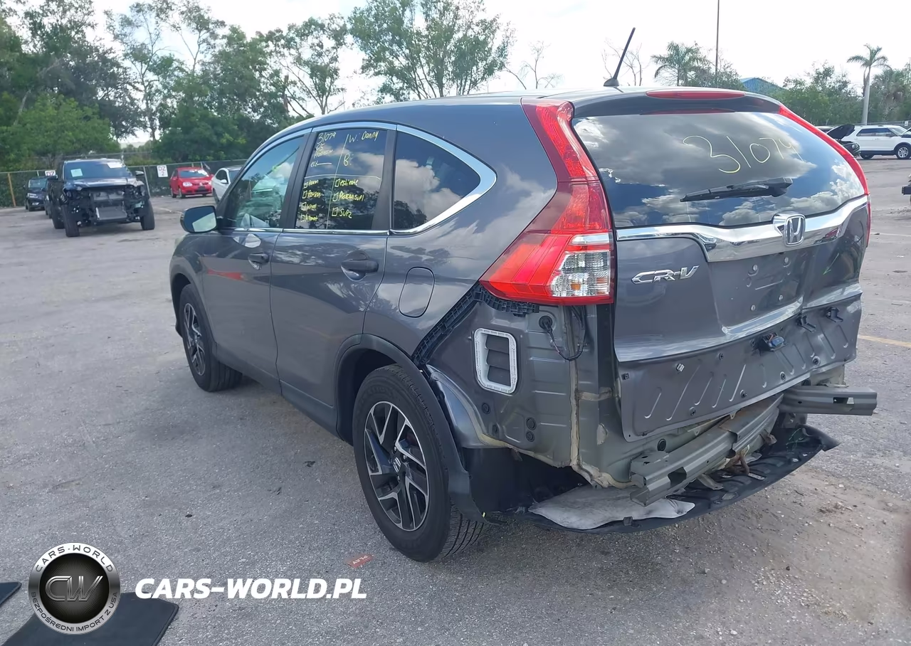 2016 Honda Cr-V Se VIN:5J6RM3H44GL025541 - 3