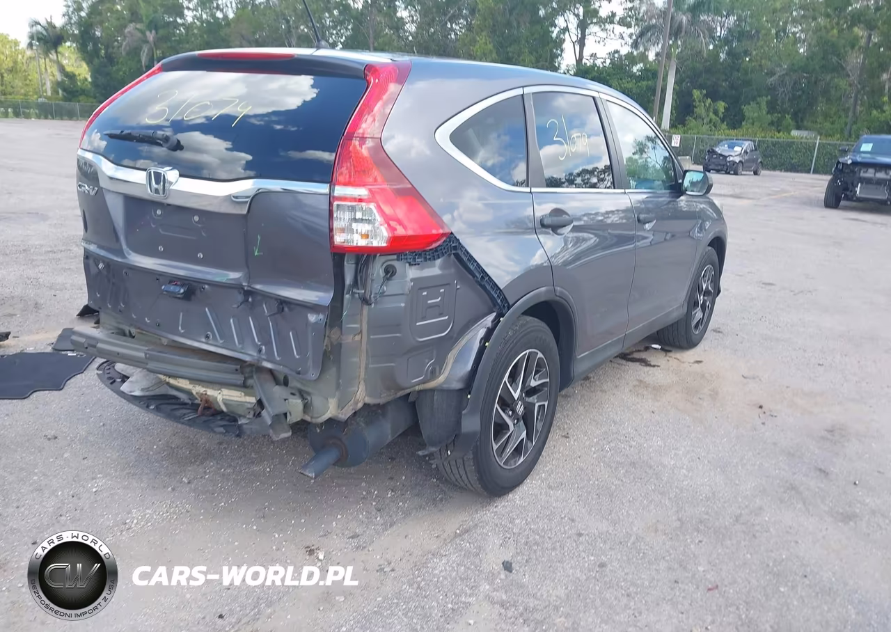 2016 Honda Cr-V Se VIN:5J6RM3H44GL025541 - 4