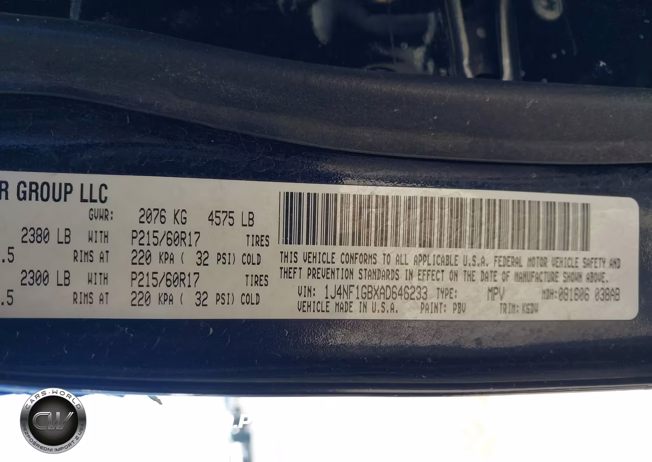 2010 Jeep Patriot Sport VIN:1J4NF1GBXAD646233 - 9