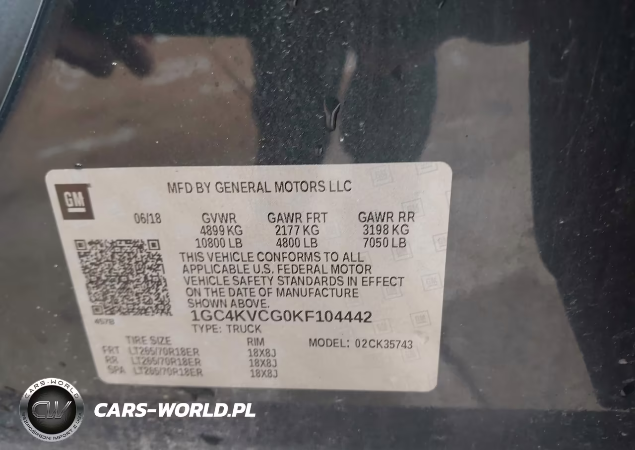 2019 Chevrolet Silverado 3500Hd Wt VIN:1GC4KVCG0KF104442 - 9