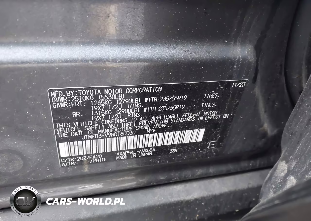 2024 Toyota Rav4 Prime Xse VIN:JTMFB3FV9RD180030 - 9