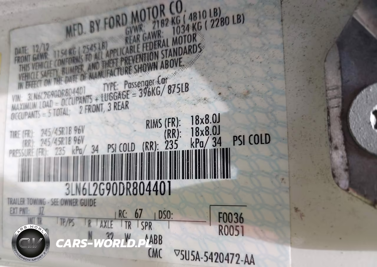 2013 Lincoln Mkz VIN:3LN6L2G90DR804401 - 9
