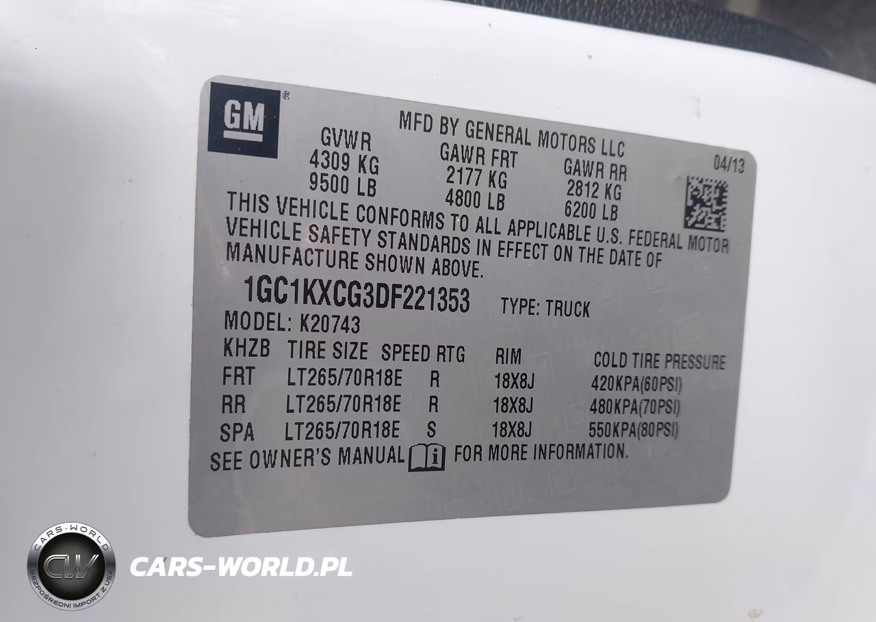 2013 Chevrolet Silverado 2500Hd Lt VIN:1GC1KXCG3DF221353 - 9