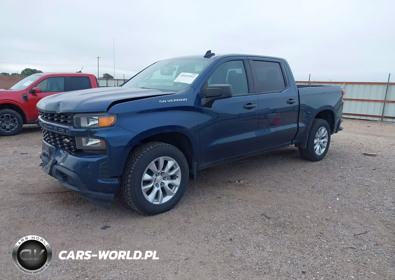 2021 Chevrolet Silverado 1500 2Wd Short Bed Custom VIN:3GCPWBEK3MG219961 - 2