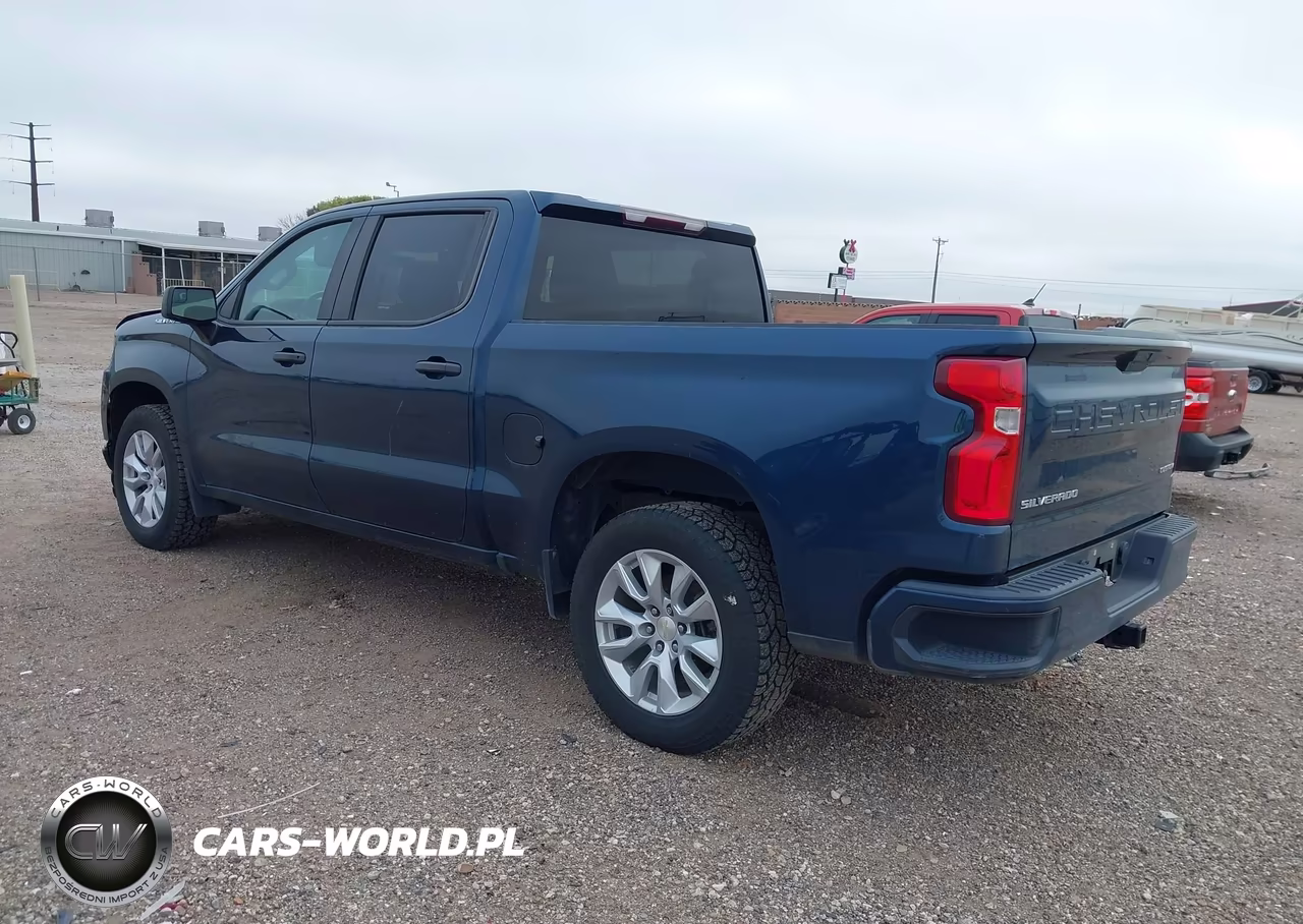 2021 Chevrolet Silverado 1500 2Wd Short Bed Custom VIN:3GCPWBEK3MG219961 - 3