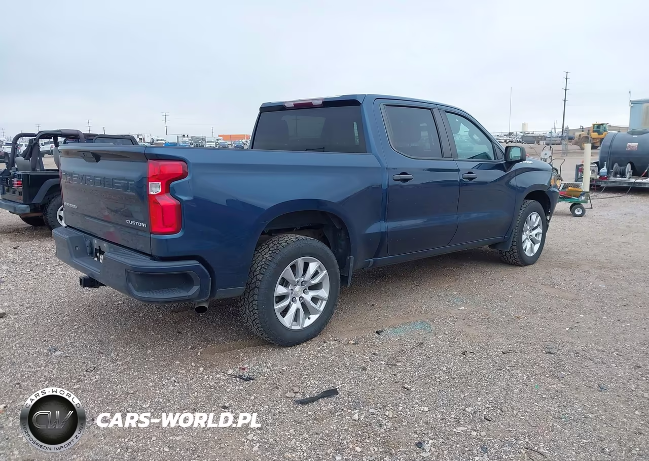 2021 Chevrolet Silverado 1500 2Wd Short Bed Custom VIN:3GCPWBEK3MG219961 - 4